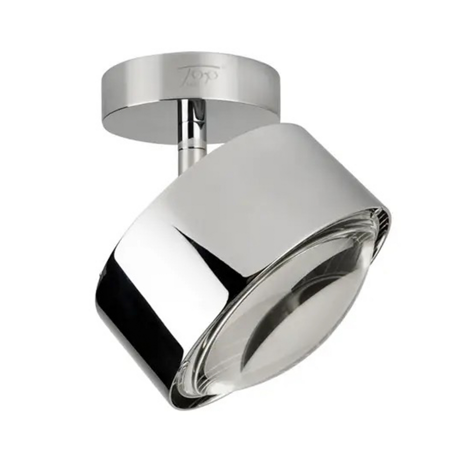 Puk Maxx Turn plafondlamp, mat chroom